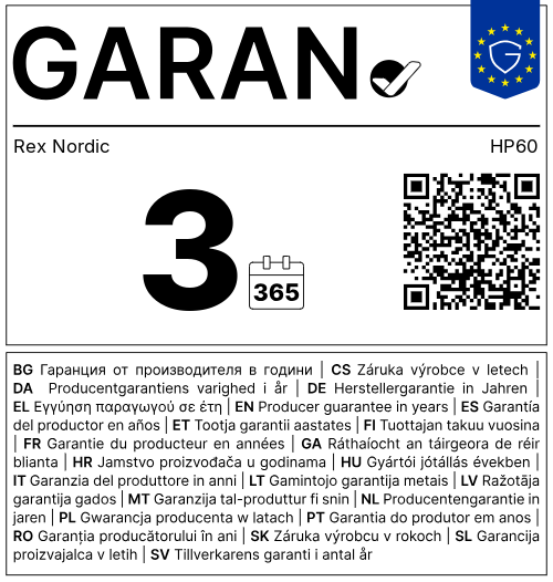 REX NORDIC HP-60 Ilmastointilaite