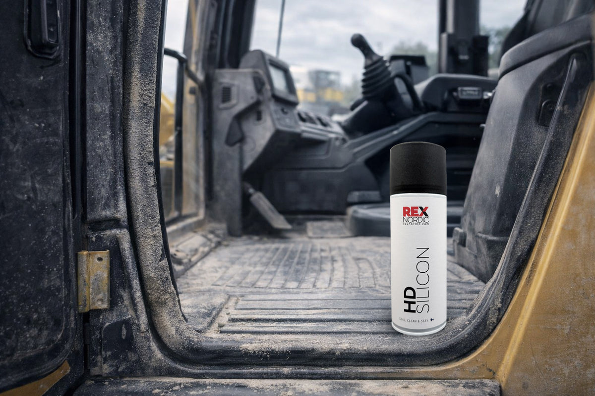 REX HD-Silicon in a machine cabin doorway