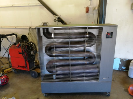 Melting snow and ice with Airrex AH-800 heater