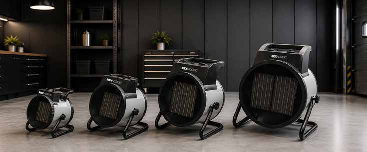 Rex Nordic HEAT-sarjan PTC-lämpöpuhaltimet 2-9 kW