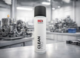 REX CleanPro industrial degreaser on a workbench in an engine workshop