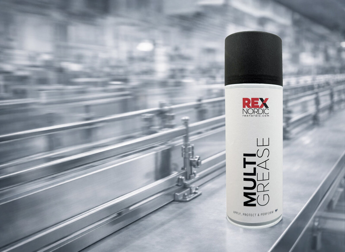 REX MultiGrease next to a conveyor line