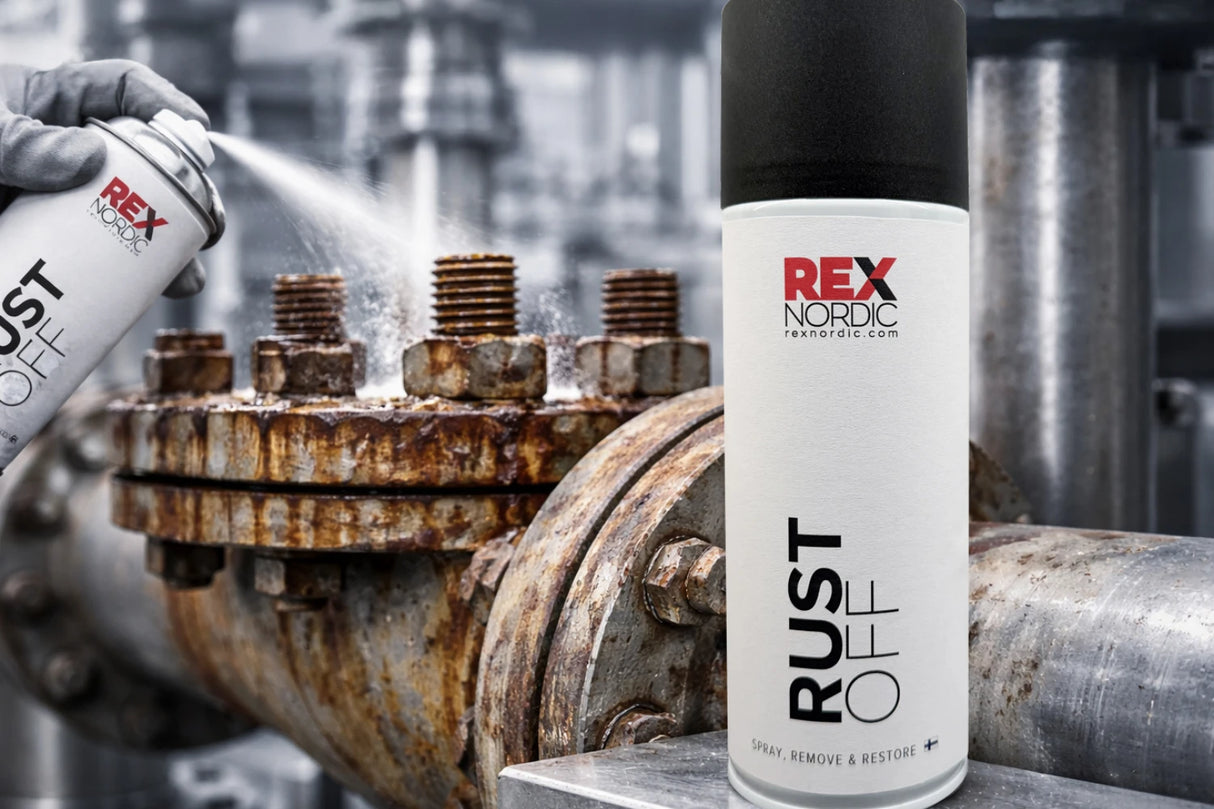 REX RustOff – Rust Release &amp; MoS₂ Penetrating Oil