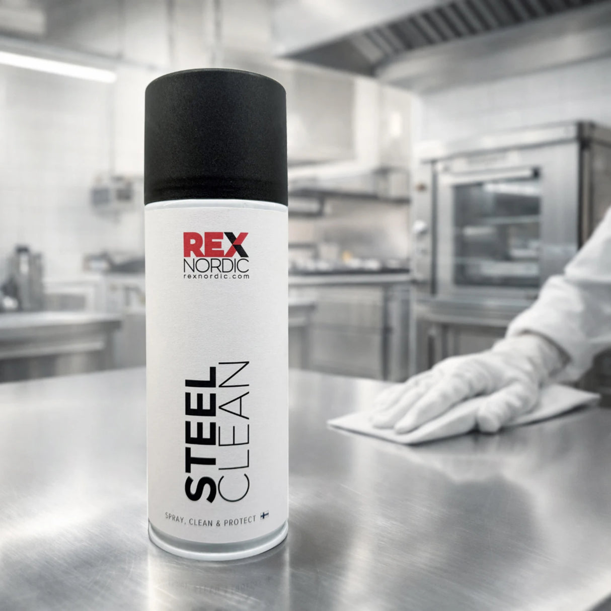 REX SteelClean in use