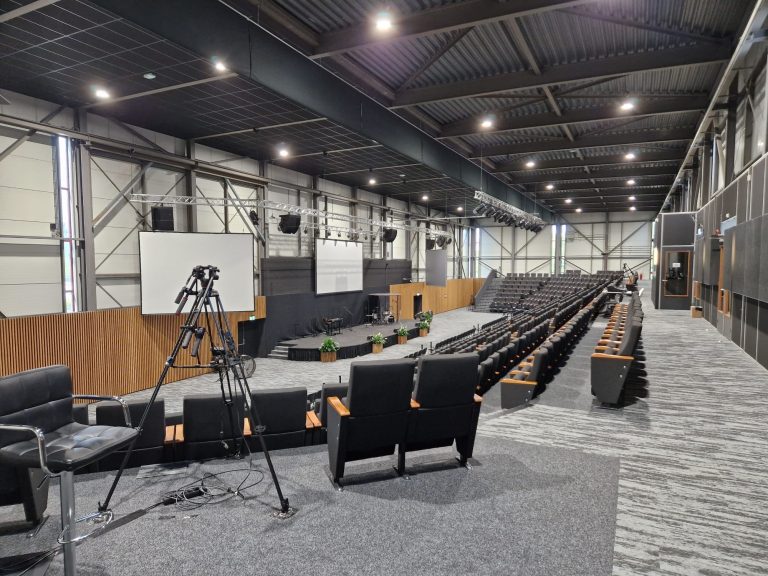 Cooling conference space.