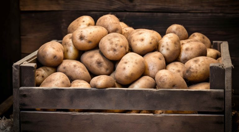 Potatos in storage