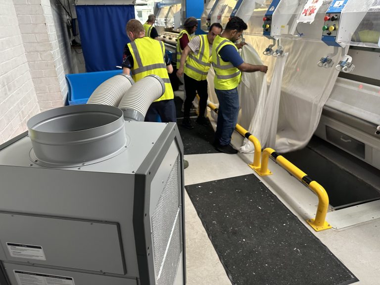 HP-19 air conditioner cooling laundry station.