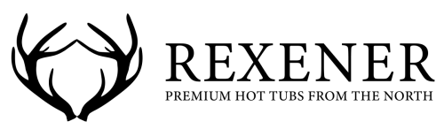 Rexener Hot Tubs Logo Black PNG